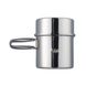 Котелок із кришкою-сковорідкою Esbit Stainless Steel Pot 1 л   фото high-res