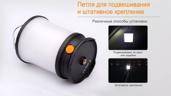 Кемпинговый фонарь Fenix CL30R 650 лм  Серый фото