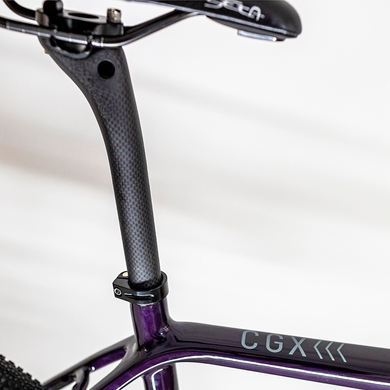 Велосипед гравійний Cyclone CGX  Фиолетовый фото