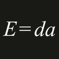 E=da лого