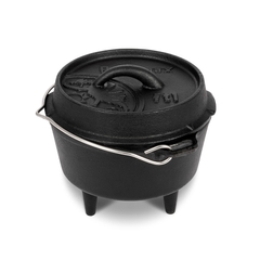 Казан-жарівня чавунна Petromax Dutch Oven на ніжках від 0,6 до 16,1 л  Черный фото
