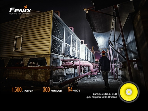Ручной фонарь Fenix C6 V3.0 1500 лм  Черный фото