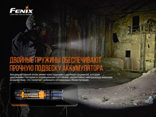 Тактический фонарь Fenix TK20R V2.0 3000 лм  Черный фото