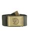 Ремень Fjallraven Canvas Brass Belt 4 см  Серый фото