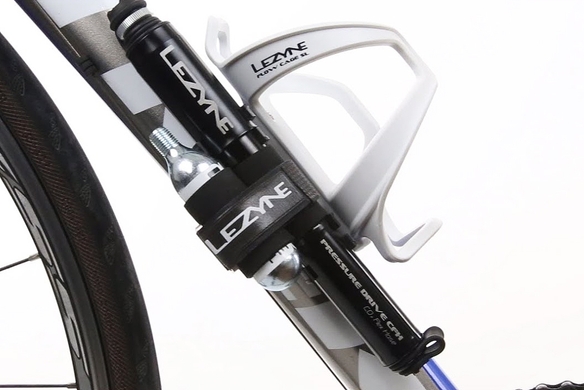 Насос для велосипеда + дозатор СО2 Lezyne Pressure Drive CFH  Чорний фото
