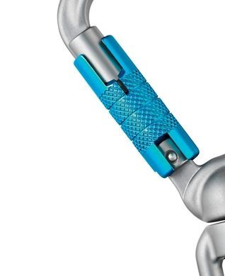 Карабін з вертлюгом Edelrid Twister Triple 21 мм Сірий Карабін з вертлюгом Edelrid Twister Triple 21 мм Сірий фото