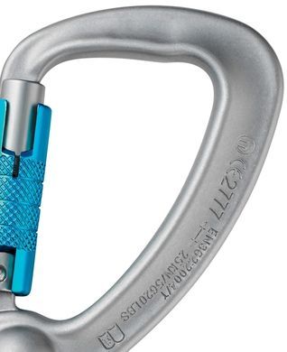 Карабін з вертлюгом Edelrid Twister Triple 21 мм Сірий Карабін з вертлюгом Edelrid Twister Triple 21 мм Сірий фото