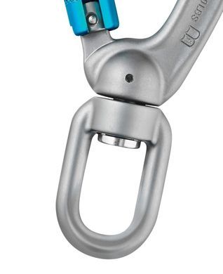 Карабін з вертлюгом Edelrid Twister Triple 21 мм Сірий Карабін з вертлюгом Edelrid Twister Triple 21 мм Сірий фото
